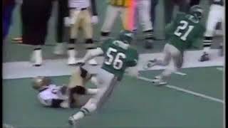 ERIC ALLEN 1ST & ONLY PHILADELPHIA EAGLE w 2 INT RETURN FOR TD IN 1 GAME