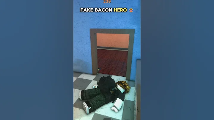 FAKE BACON BODY TROLLING IN MM2 ☠️  #roblox #mm2