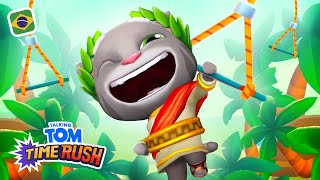 Diversão De Balançar No Mundo Pirata! 💪🏴‍ Talking Tom Time Rush (Novo Vídeo De Jogabilidade)