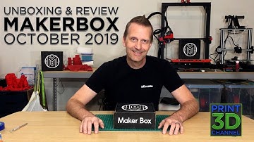 Unboxing: MakerBox October 3D Printing Subscription Box + FULL REVIEW!
