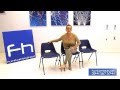 Blue Polyprop Chair Demo - Furniture Hire UK Blue Polyprop Chair Demo - Furniture Hire UK