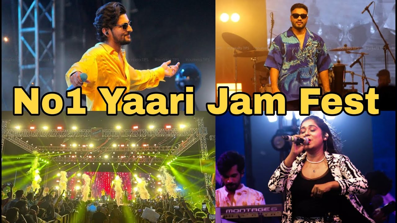 NO 1 YAARI JAM FEST 2023 ROURKELA RAFTAAR, DARSHAN, ANTARA