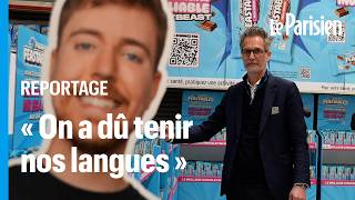 MrBeast at the Carrefour in Chambourcy, a marketing stunt kept secret until the very end