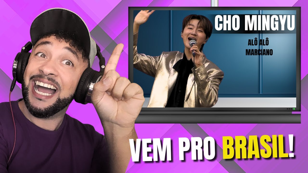 CHO MINGYU  CHO MINGYU CANTANDO MPB?! 😱🔥 “Alô Alô Marciano” nunca soou assim!