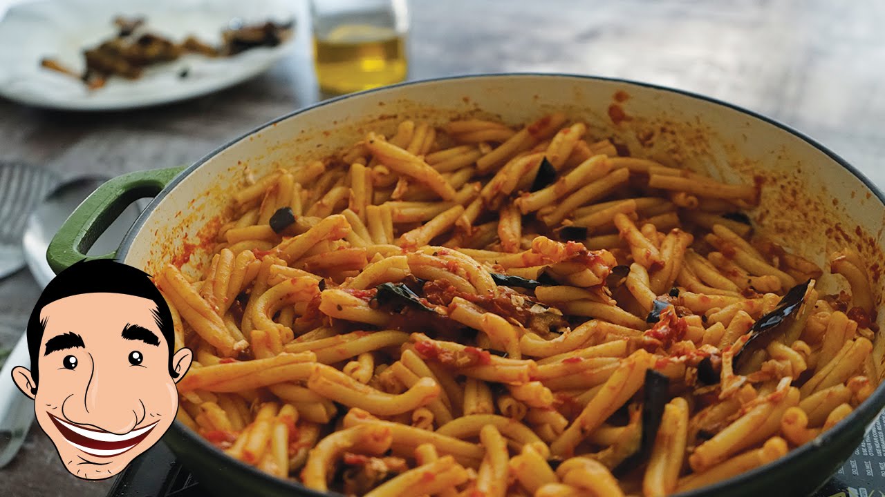 Pasta Alla Norma | Sicilian Eggplant Pasta Recipe | Italian Eggplant Recipe | Vincenzo