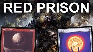 ARE YOU RED-Y?! Legacy Red Prison Stompy. NOT Goblins, but still Rabblemaster! MTG