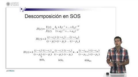 Descomposición IIR en Secciones de Segundo Orden | 29/84 | UPV
