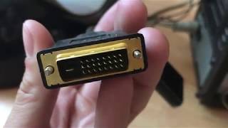 Как подключить старый монитор к новой видеокарте? DVI - VGA, HDMI - VGA