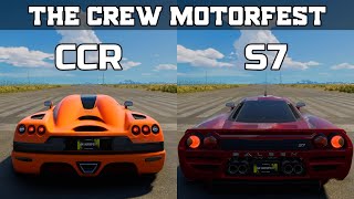 The Crew Motorfest - Koenigsegg CCR vs Saleen S7 Twin-Turbo - Drag Race