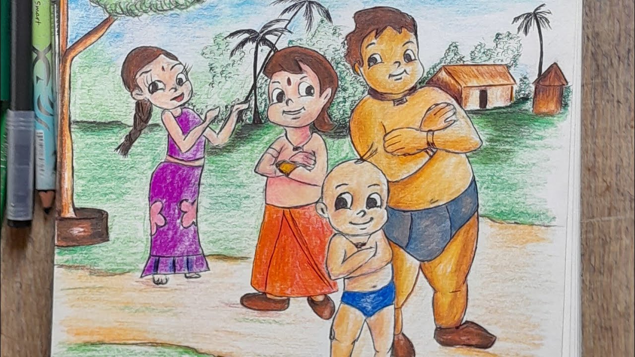  Chhota Bheem drawing