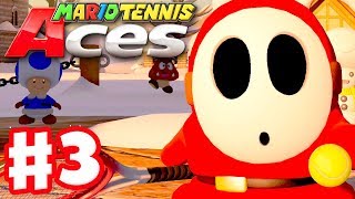 Mario Tennis Aces - Gameplay Walkthrough Part 3 - Snowfall Mountain Nintendo Switch
