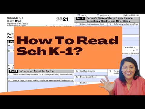 How To Read Schedule K-1?