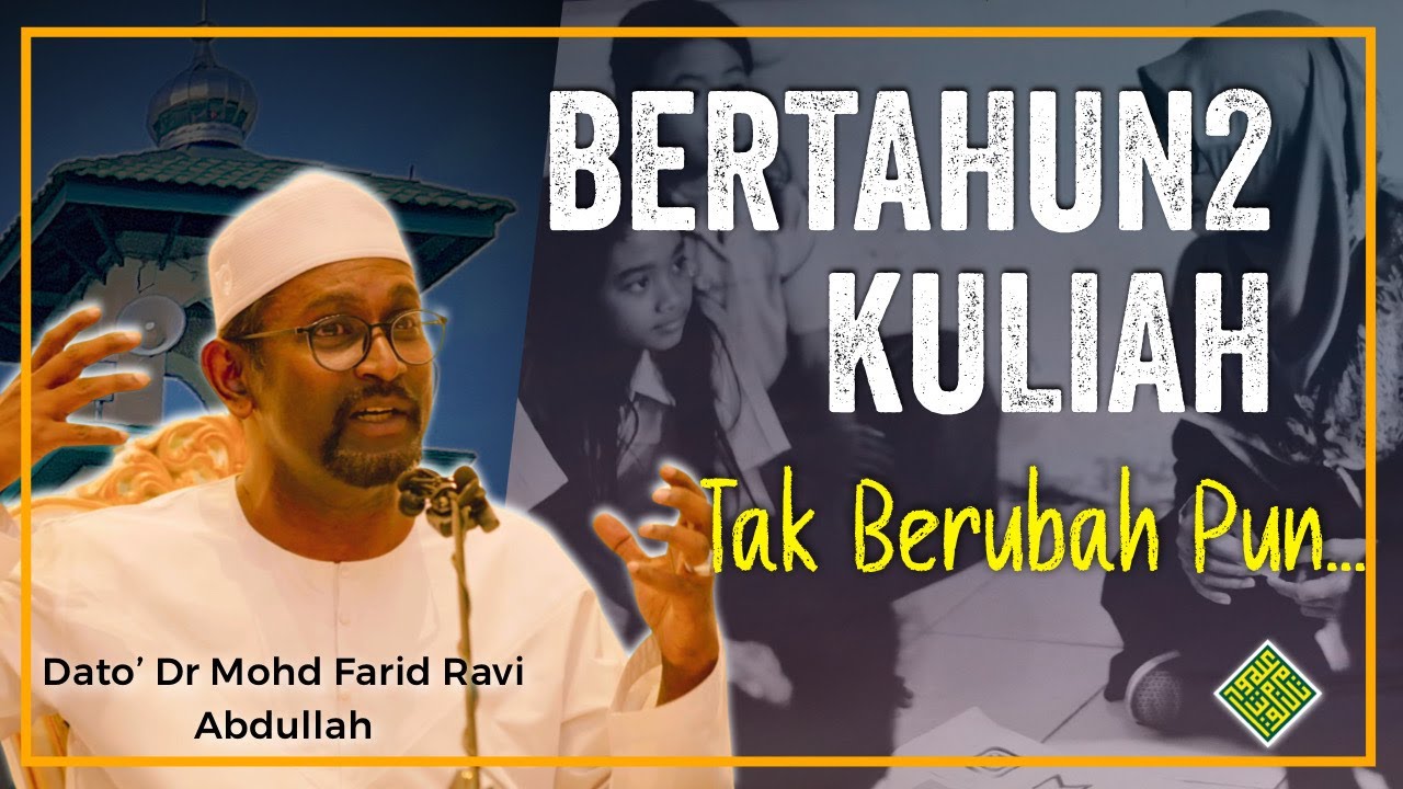 Kita dah 5 tahun berkuliah di masjid sure, tapi apakah impak pada Masyarakat?