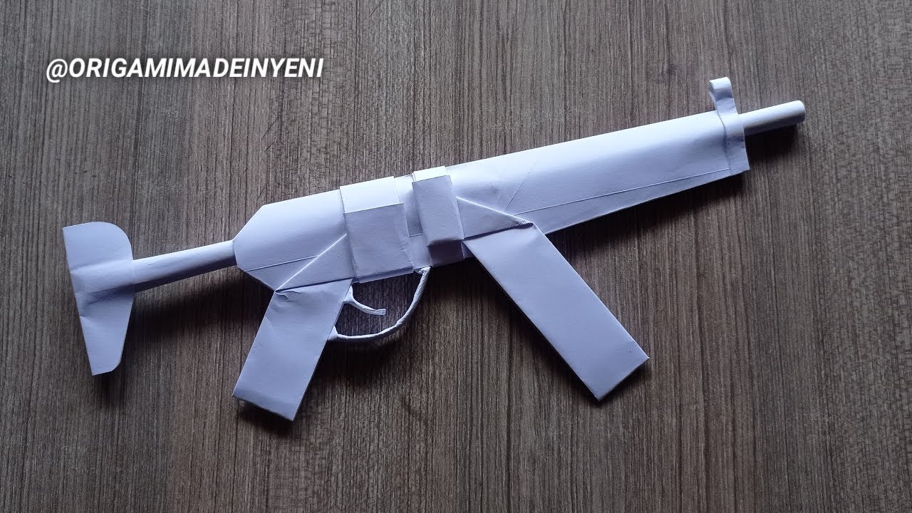 How To Make a Paper GUN, Origami GUN YouTube
