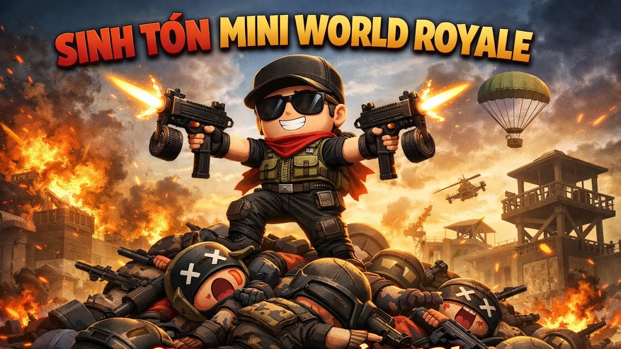 Sinh tồn miniworld royale clear cả map 🗿#miniworldroyale #toilamwrs 