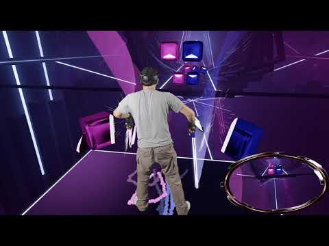 Beat Saber Expert Rush E Mixed Reality