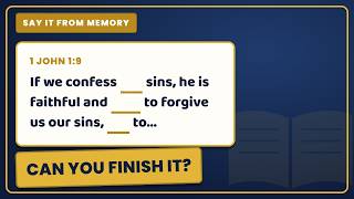 Bible Memorization Game! Finish the Verse From Memory. screenshot 2