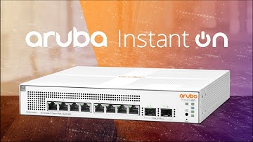 Aruba Instant On 1930 8-Port POE Switch Unboxing and Quick Start Guide