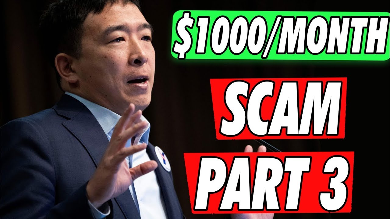 Why Andrew Yang Universal Basic Income is a SCAM | Part 3 - YouTube