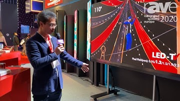 ISE 2020: TransTech LED Showcases the 110″ P1.2 2K LEDTV