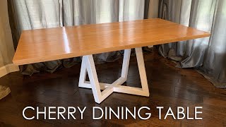 Cherry and Steel Table