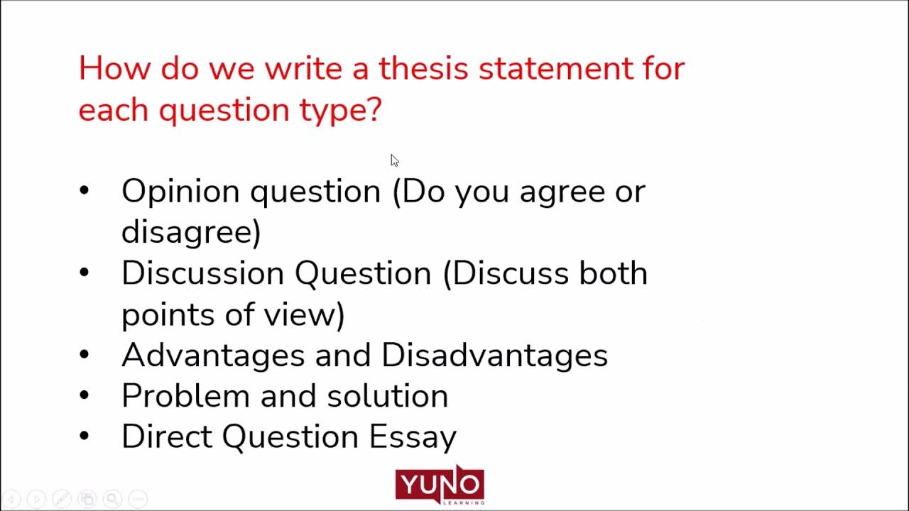How To Write Thesis Statement Ielts