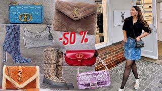 Bicester Village Luxury Outlet Shopping | Huge 70% SALE Dior, YSL, Gucci, Fendi, Louboutin, Prada