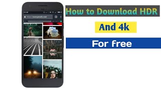 How to Download HDR and 4k photos // for free on Google screenshot 4