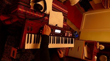 DJEXIE IMPROVISATION: Live Trance Arpeggio With 2 Footpedals & Talking Modulator / Korg Kross 2