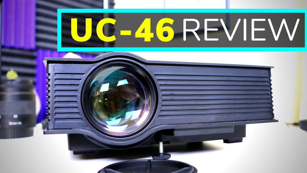 UC-46 Wireless Wifi LED Projector Review - YouTube