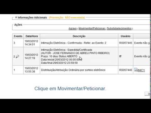 Videotutoriais eproc - Abrir e Fechar Prazo de Intimação