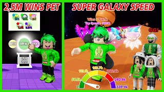 AMAZING! Habiskan 15M Wins Demi Dapatkan Evolusi Pet Super Speed Di Race Clicker screenshot 3