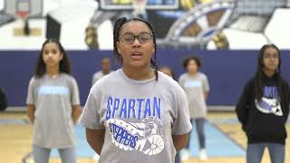 Saunders Middle School students Step Up and Show Up