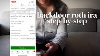 Step-by-Step Back Door Roth IRA In My Schwab App (do as early in the year as possible)