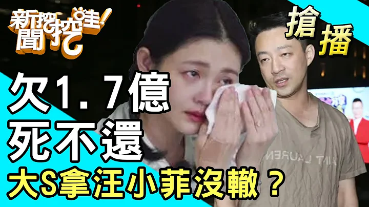 【搶播】欠1.7億死不還？大S拿汪小菲沒轍 - 天天要聞