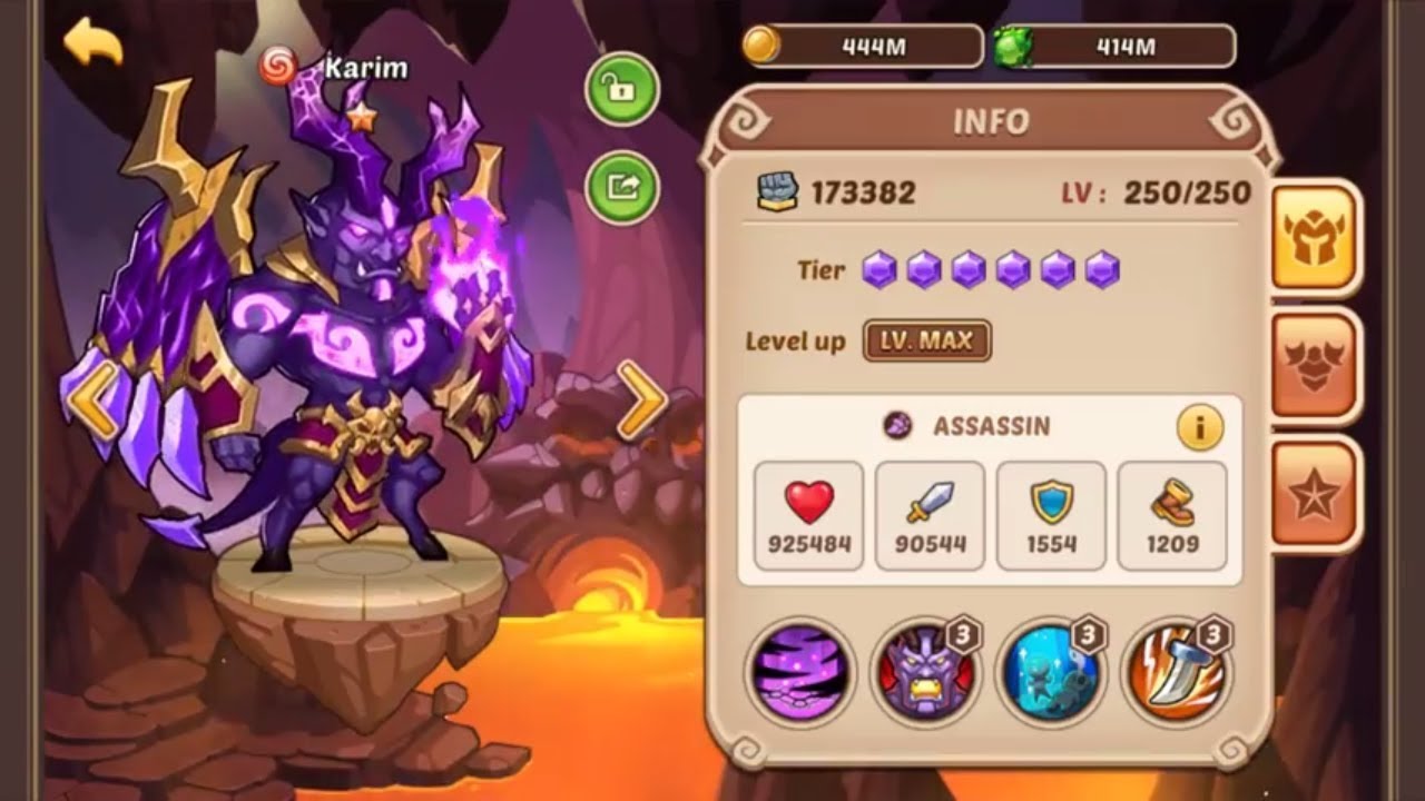 Idle Heroes - Update Team - Karim 10 Star