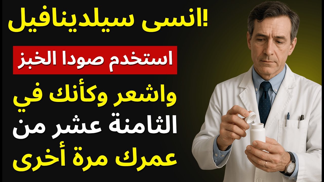 سر بيكربونات الصوديوم: انتصاب قوي طبيعياً بعد سن الـ 60