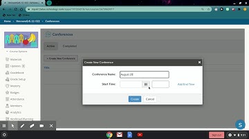 How to access Schoology conferences | Where do we meet for class?