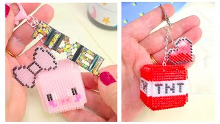Resin Crafts- Minecraft Inspired cube charms- Sophie and Toffee - Elves Box- DIY