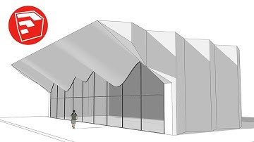 Cubierta ONDULADA FÁCIL - Sketchup