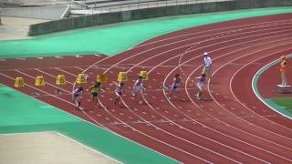 秋田市サマー陸上　男子100m　3組　佐々木/佐藤/鈴木/我妻　20170729