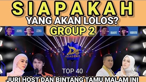 SAKSIKAN GROUP 2 BABAK FIFTY-FIFTY TOP 40 MALAM INI DANGDUT ACADEMY 5 INDOSIAR