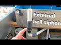 How to build an external bell siphon/ external DWC overflow. (aquaponic farming)