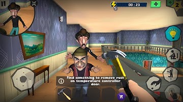 Scary Robber Home Clash - Funny Video - Gameplay Walkthrough Part 4 (IOS,Android)