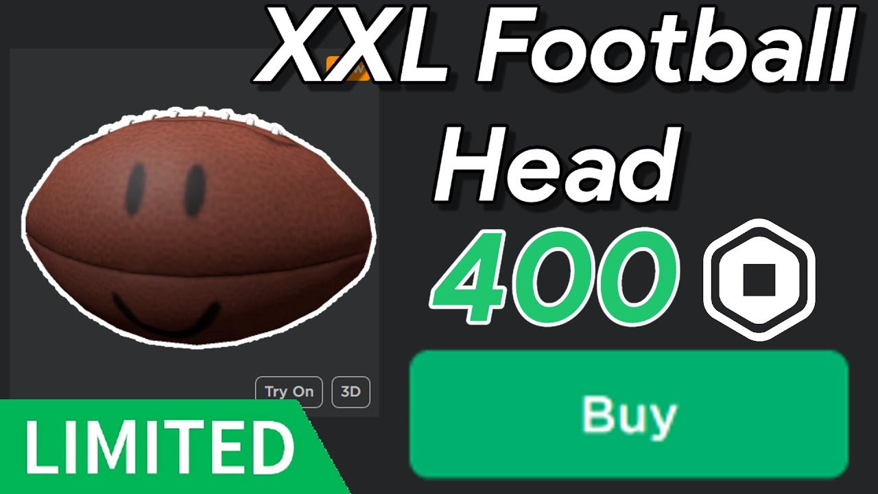 XXL Football Head Just Released! (New Limited!) YouTube