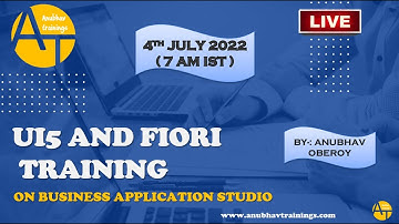 SAP UI5 and Fiori Training || Real time live training || SAP Business Application Studio Training