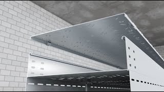 Mounting of BKRS Walkable Cable Tray System  - OBO Bettermann