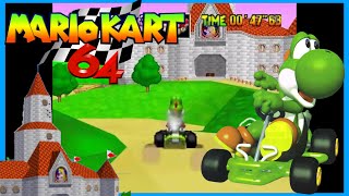 MARIO KART 64 | Exploring PEACH'S CASTLE