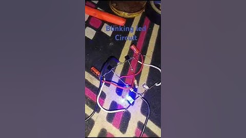 Blinking light electronic circuits. Reaper repairing circuit and components are electronic