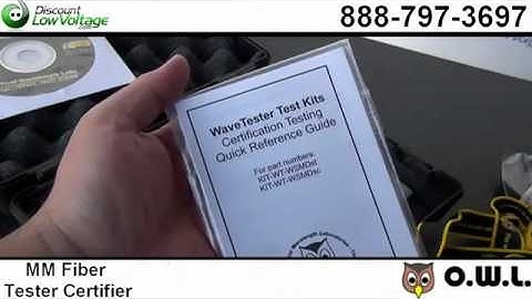 Multimode Fiber Optic Cable Tester - OWL Fiber